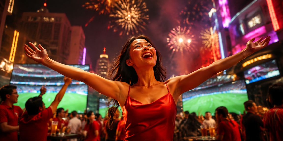 Màn hình cá cược điện tử neon tại TP. Hồ Chí Minh ban đêm