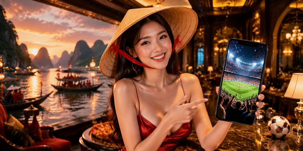 Cảnh Sài Gòn với người dùng đăng ký nhận thưởng trên nền phố đêm